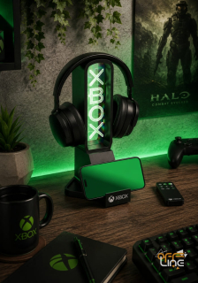 XBOX - Lampička a Stojan na Sluchátka 3v1
