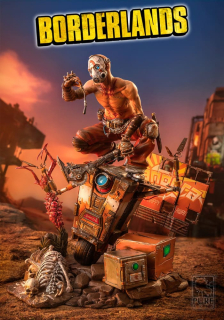 Borderlands Psycho & Claptrap 1:6 Scale Diorama